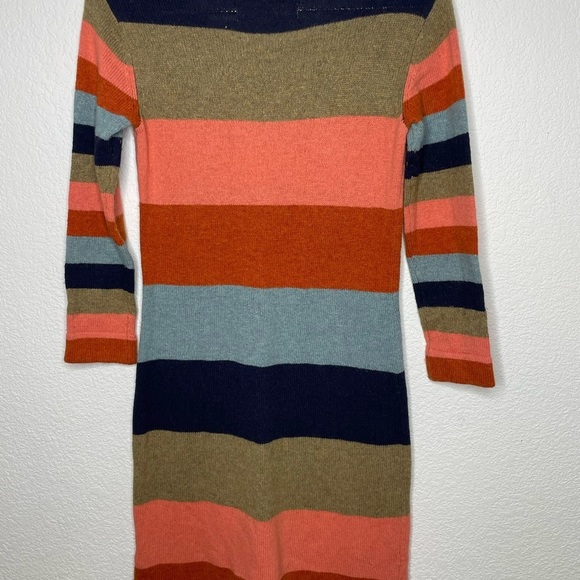 Anthropologie Isabelle Sinclair dress sweater striped wool blend sz XS - Picture 8 of 11